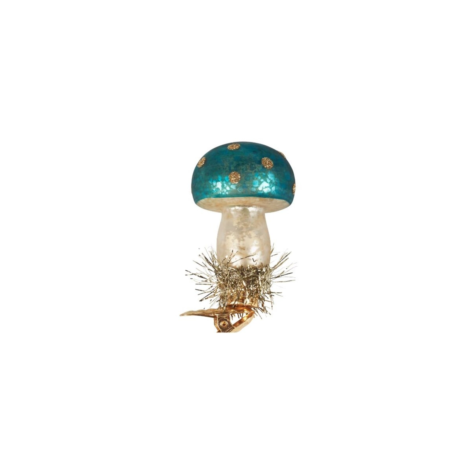 Glass Mushroom Ornament