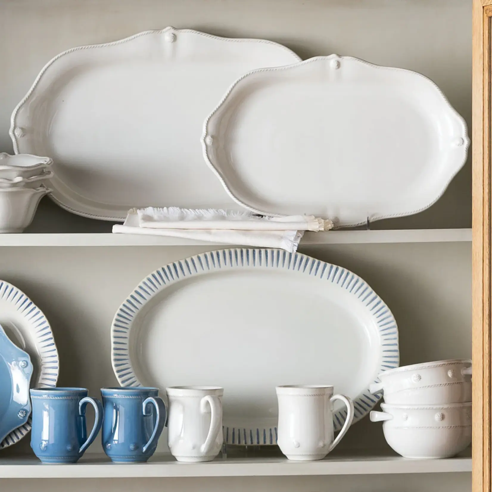 Juliska JULISKA Berry & Thread 16" Platter- Whitewash