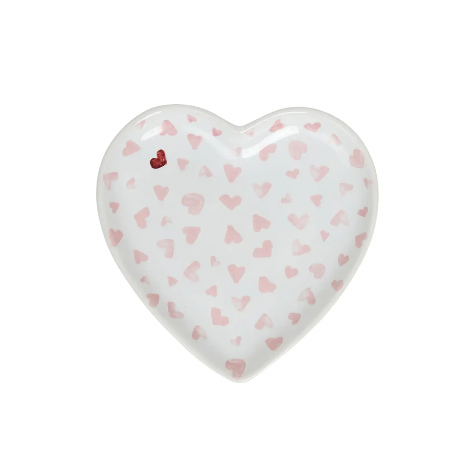Juliska JULISKA Love You More 7" Heart Tray - Pink