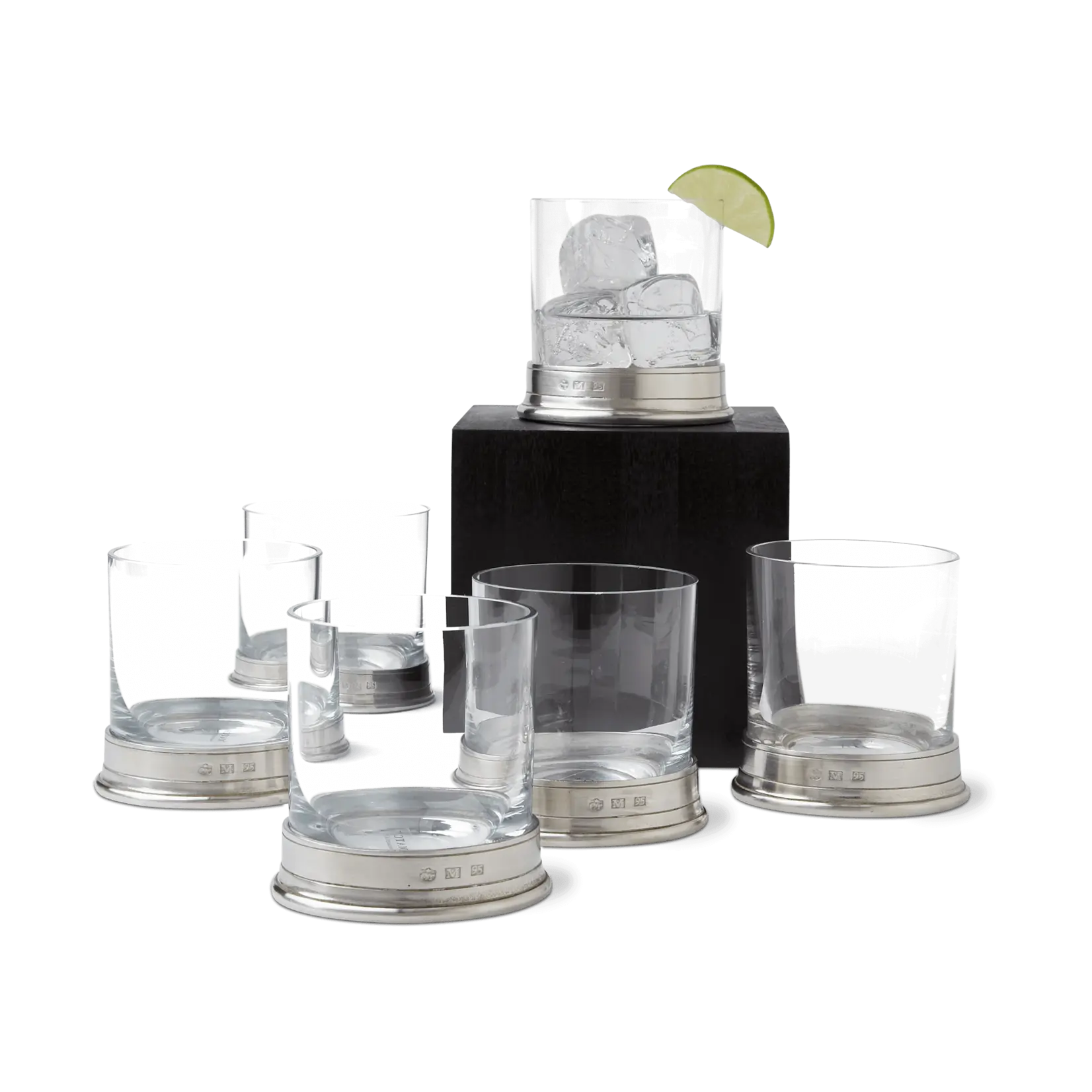 Match Pewter MATCH Rock Glass Crystal