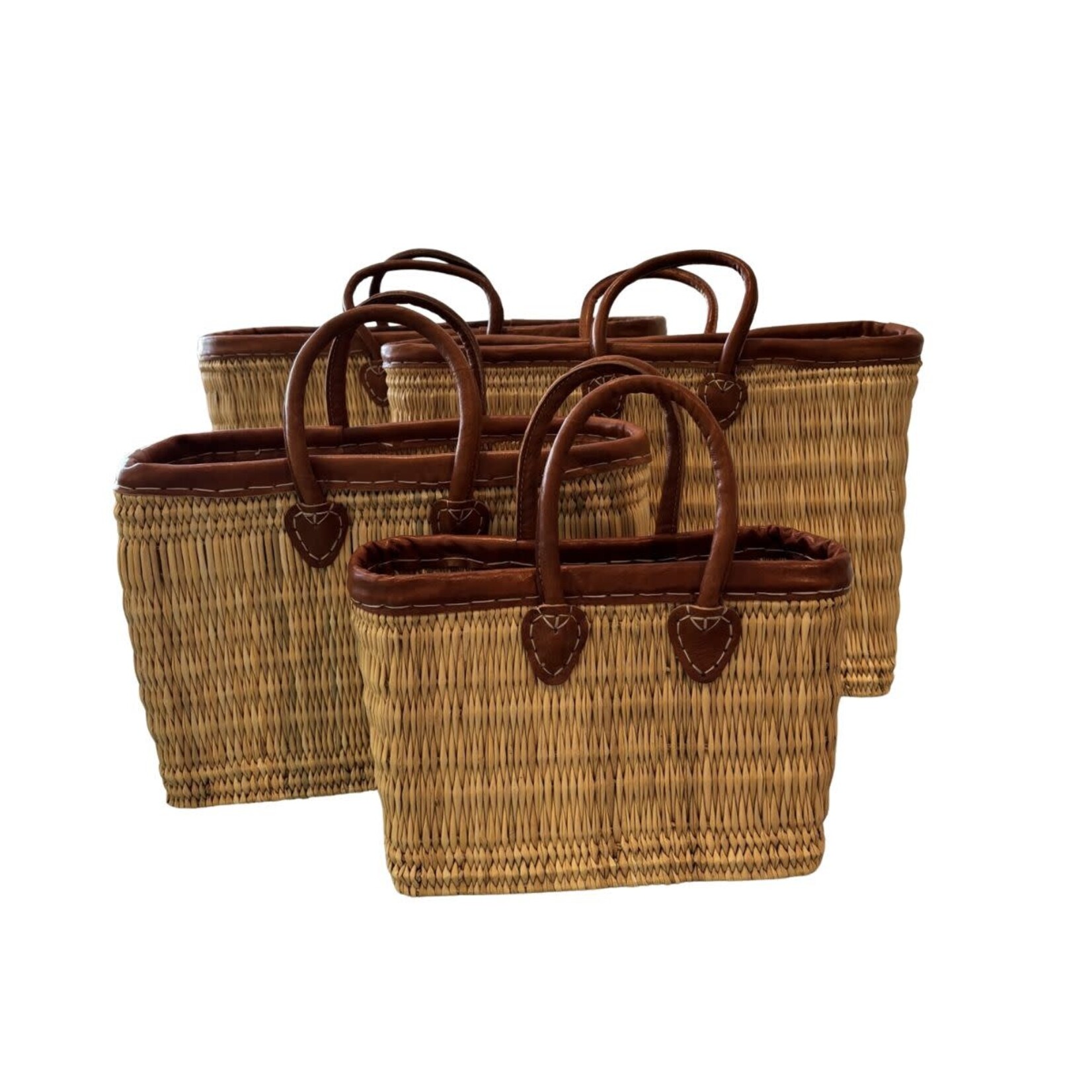 Arte Palma Thick Short Leather Handle 40cm w/ Leather Border Medium