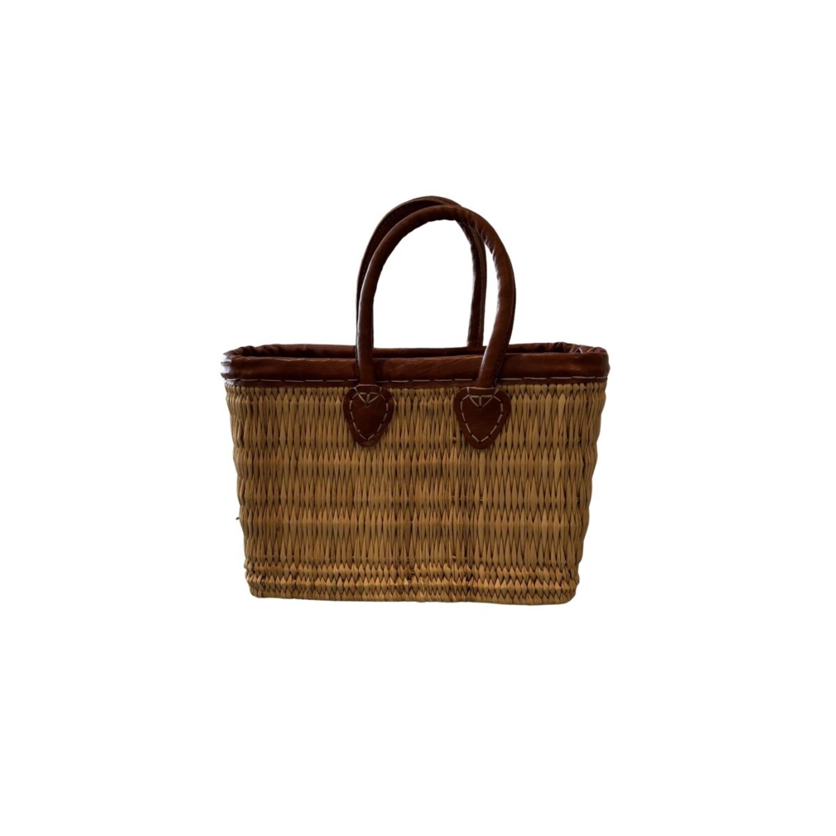 Arte Palma Thick Short Leather Handle 40 cm w/ Leather Border Small