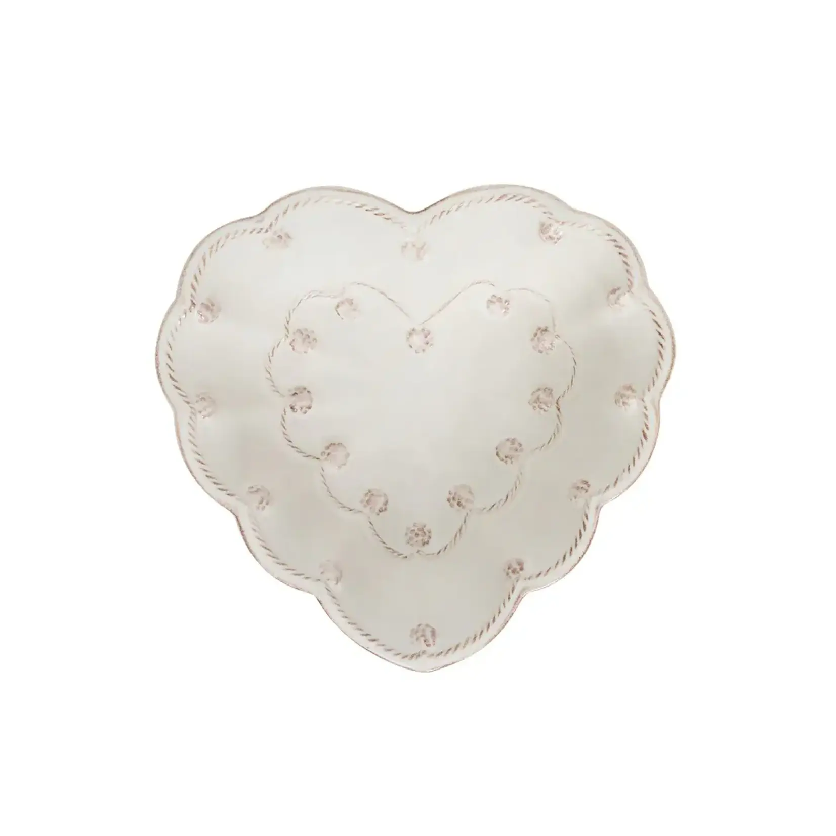 Juliska JULISKA Berry & Thread 6.5" Heart Bowl - Whitewash