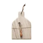 Creative Co-op Marble Cutting Board with Knife