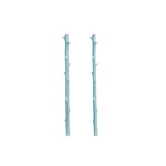 Stick Candles For Carr & Dickinson- Stick Candles Set of 2 Blue