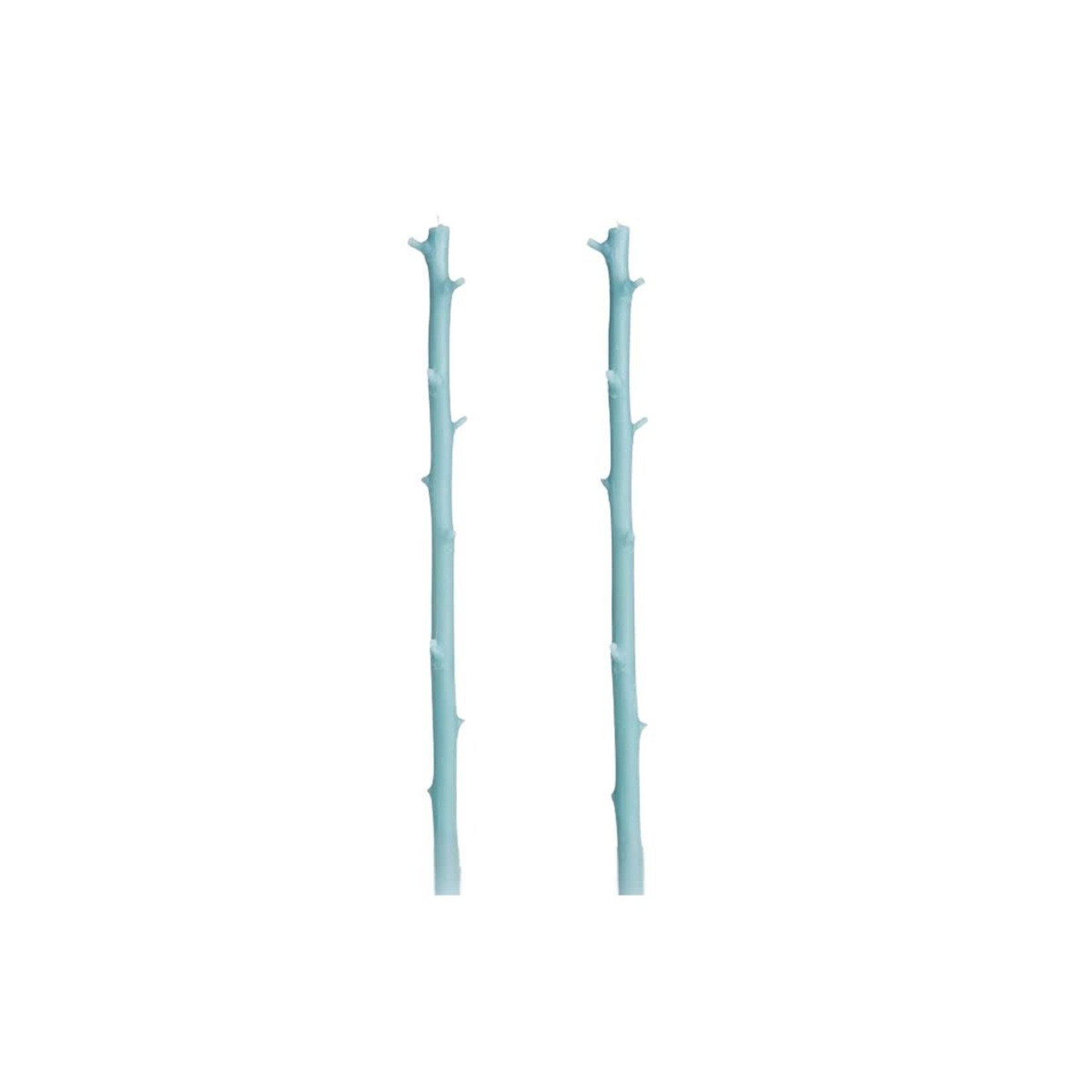 Stick Candles For Carr & Dickinson- Stick Candles Set of 2 Blue
