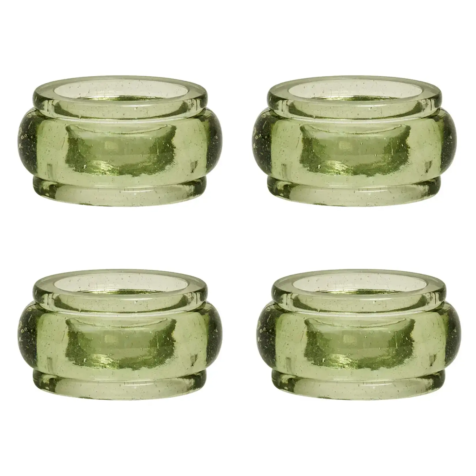 Juliska JULISKA Provence Napkin Ring Set/4- Basil