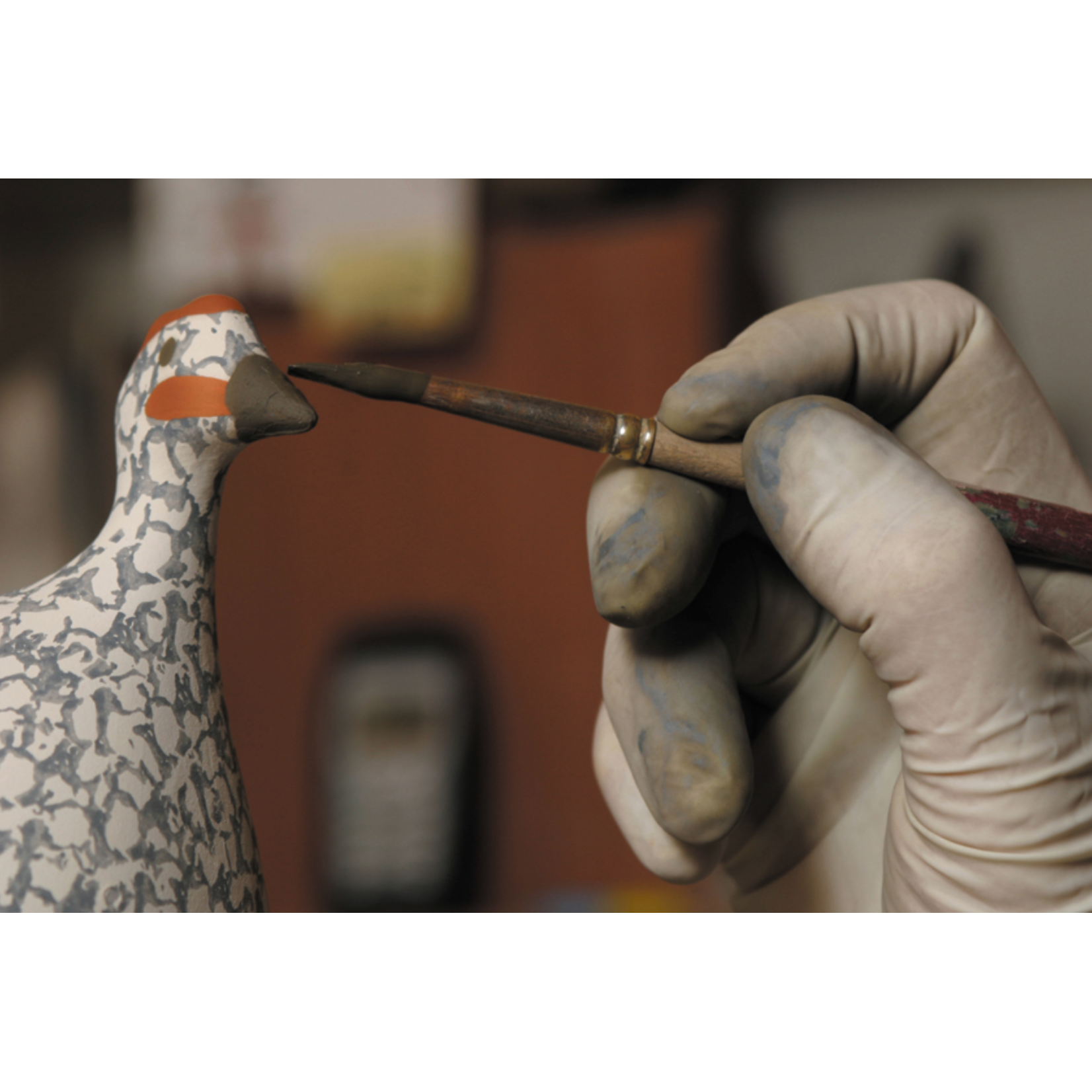 Lussan Solid Blue French Guinea Hen