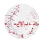 Juliska JULISKA Country Estate Winter Frolic Dinner Plate- Ruby