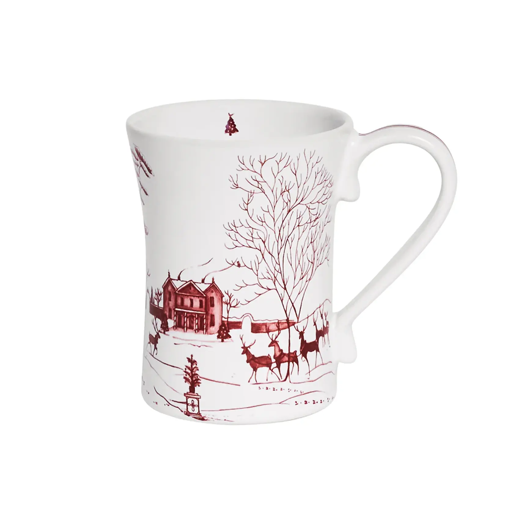 Juliska JULISKA Country Estate Winter Frolic Mug - Ruby