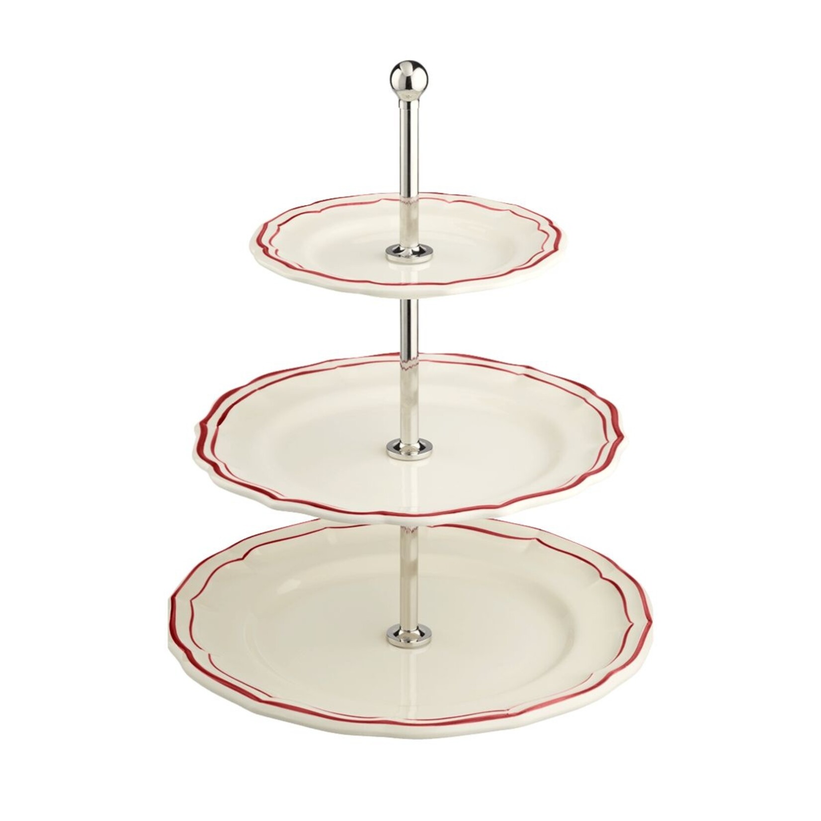 Gien GIEN Filet Three Tier Cake Stand