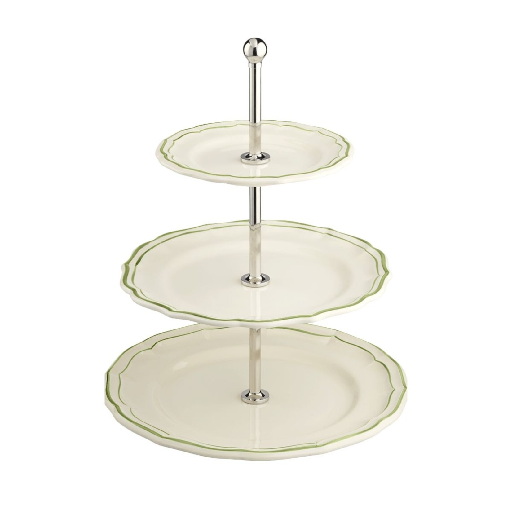 Gien GIEN Filet Three Tier Cake Stand