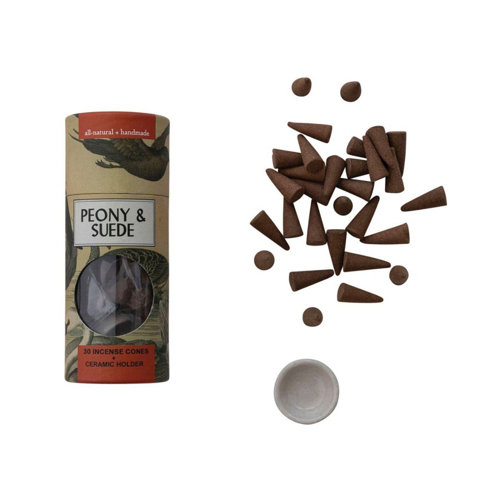 Incense Cones with Ceramic Holder