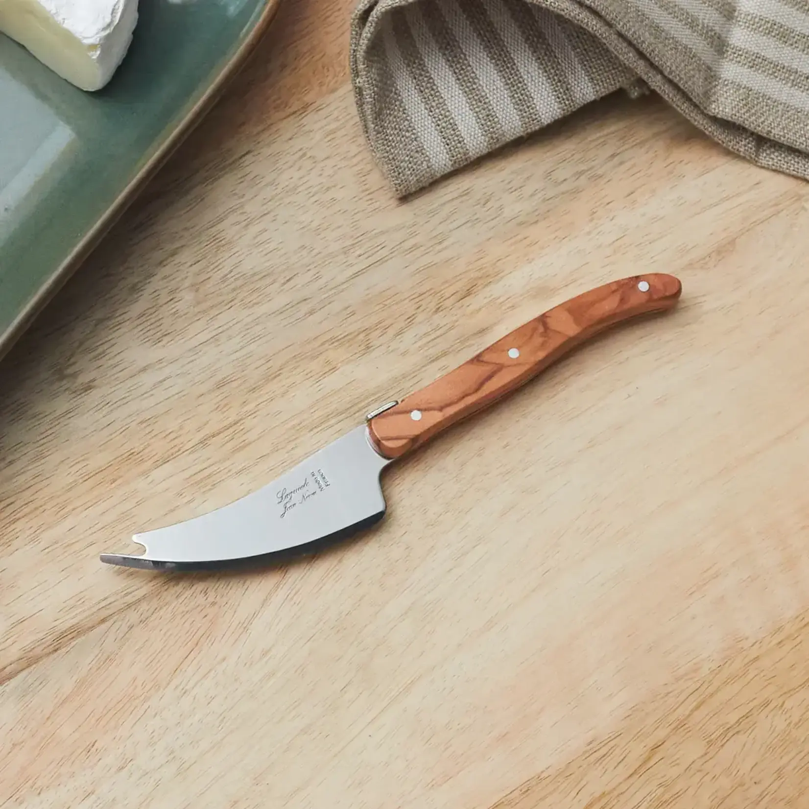 Be Home, Inc. Laguiole Pronged Knife Olivewood