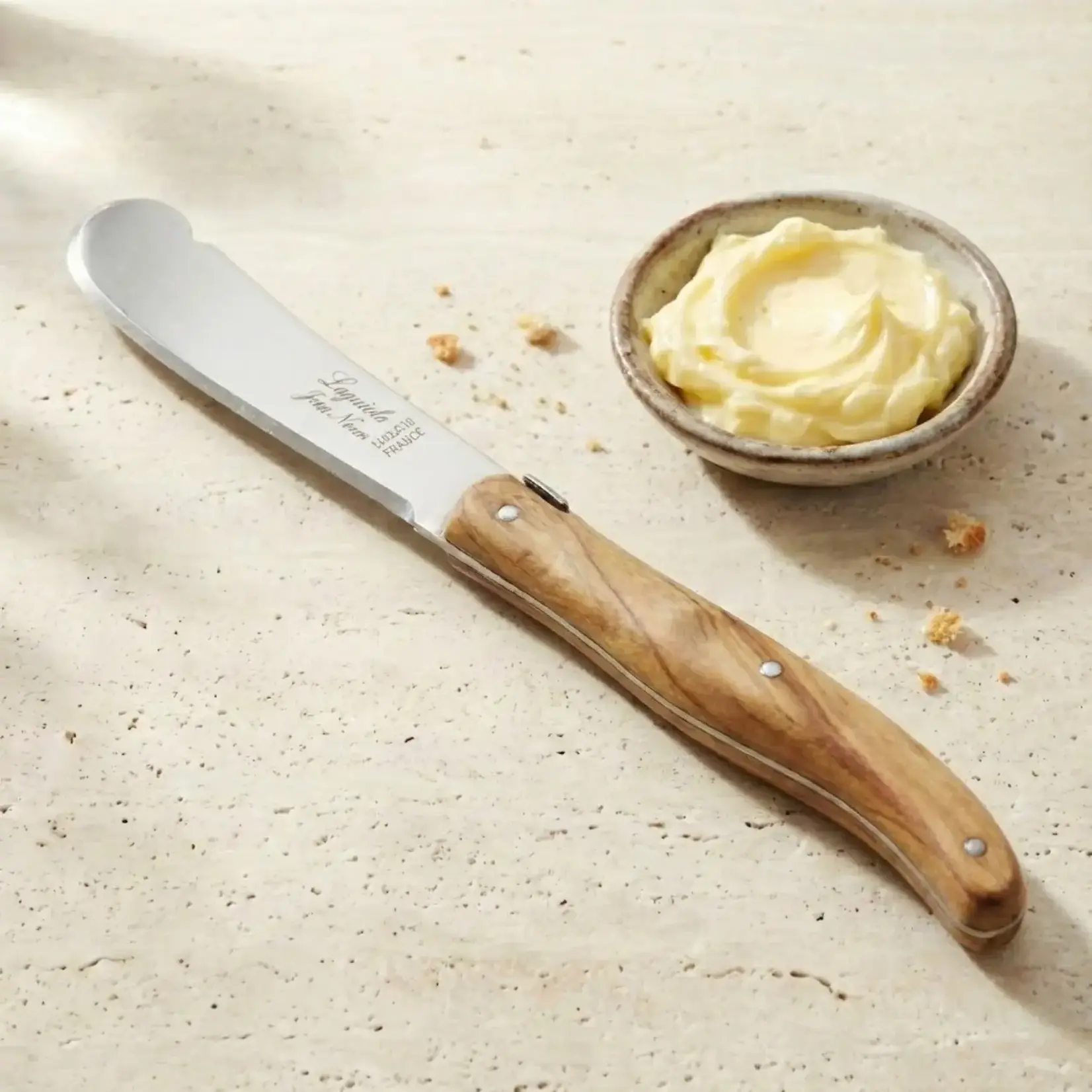 Be Home, Inc. Laguiole Large Spreader Olivewood