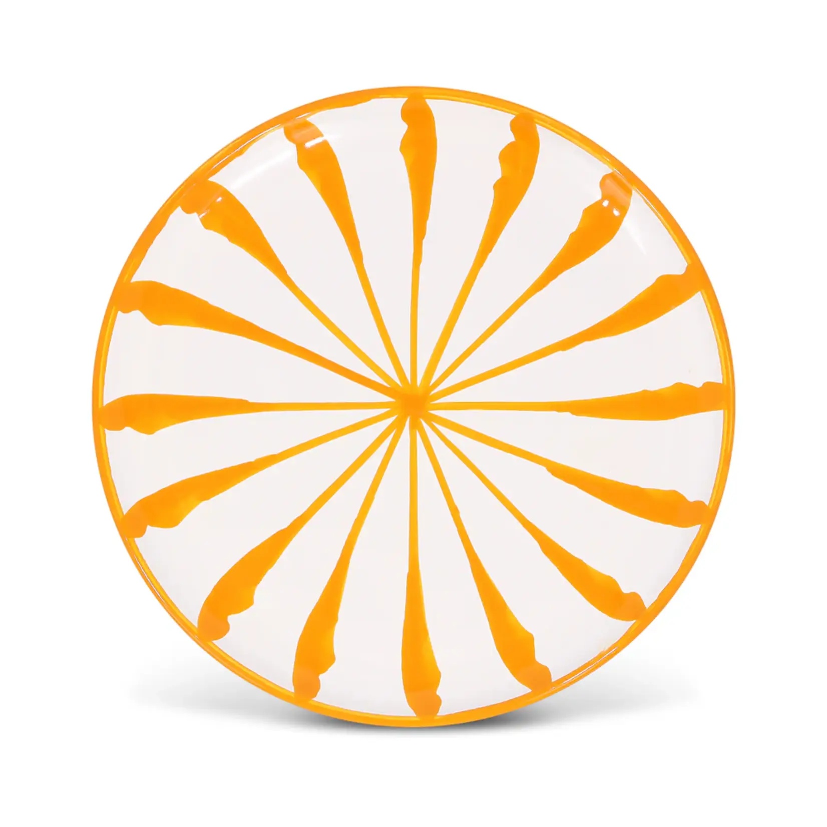 Pomelo Casa POMELO CASA Salad Plate with Candy Cane Stripes