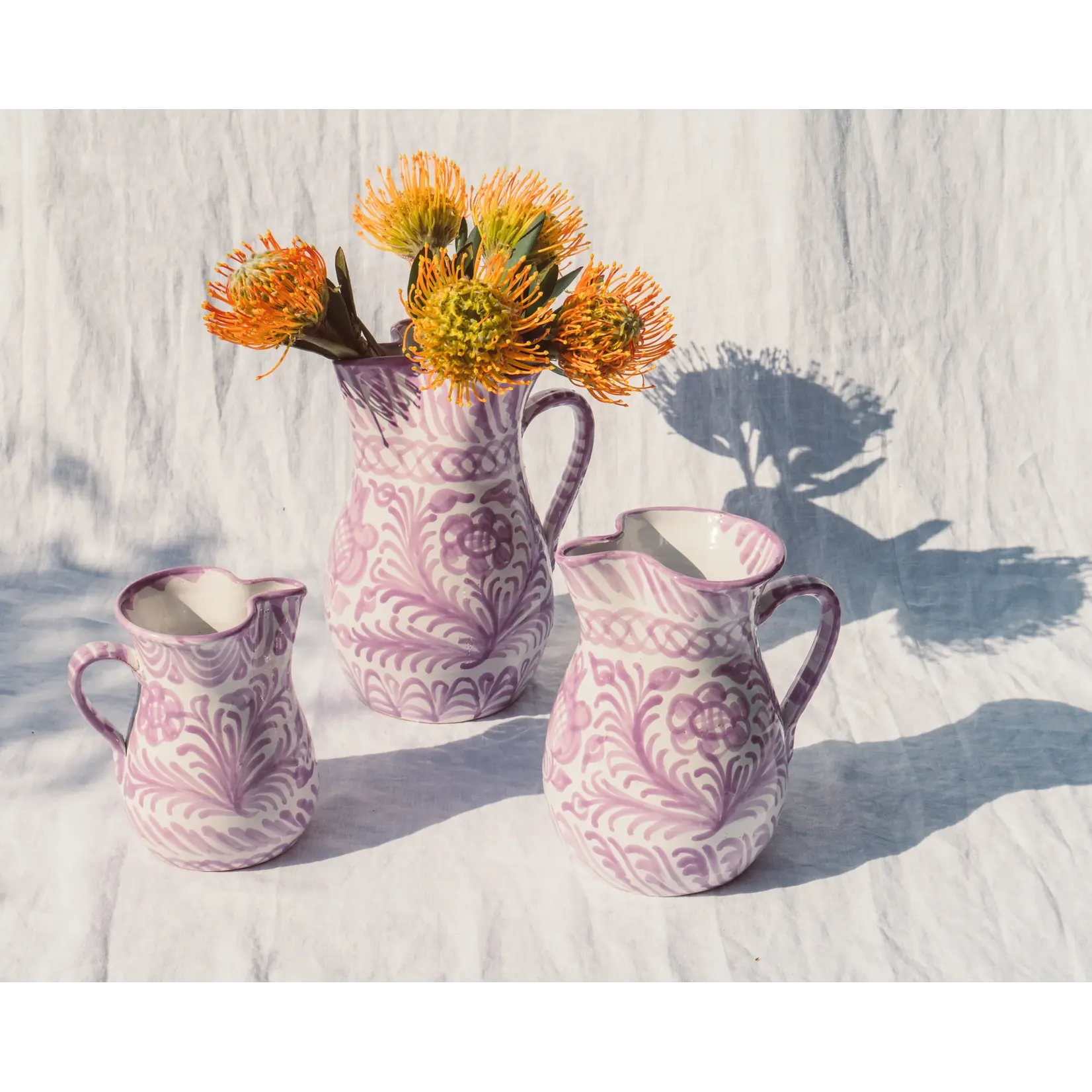 Pomelo Casa POMELO CASA Hand Painted Medium Pitcher