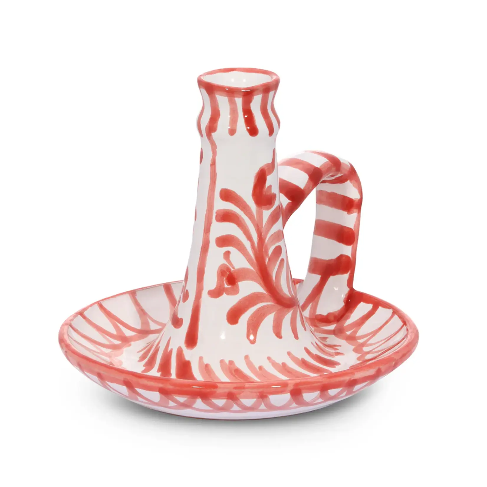 Pomelo Casa POMELO CASA Hand Painted Candlestick