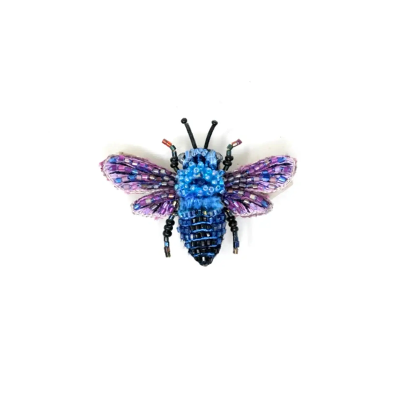 Trovelore TROVELORE Blue Bumble Bee Brooch