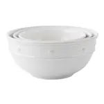 Juliska JULISKA Berry & Thread Nesting Serving Bowl Set of 3- Whitewash