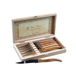Be Home, Inc. Laguiole Knife Set Olivewood- Set of 6