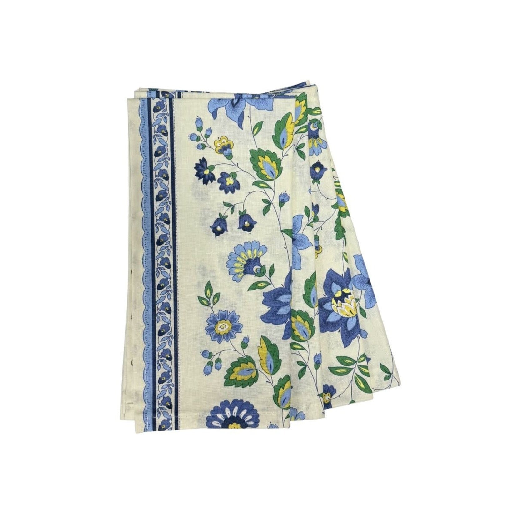 Le Cluny For Melissa & Jack- Napkin Set/4- Millefleur Blue