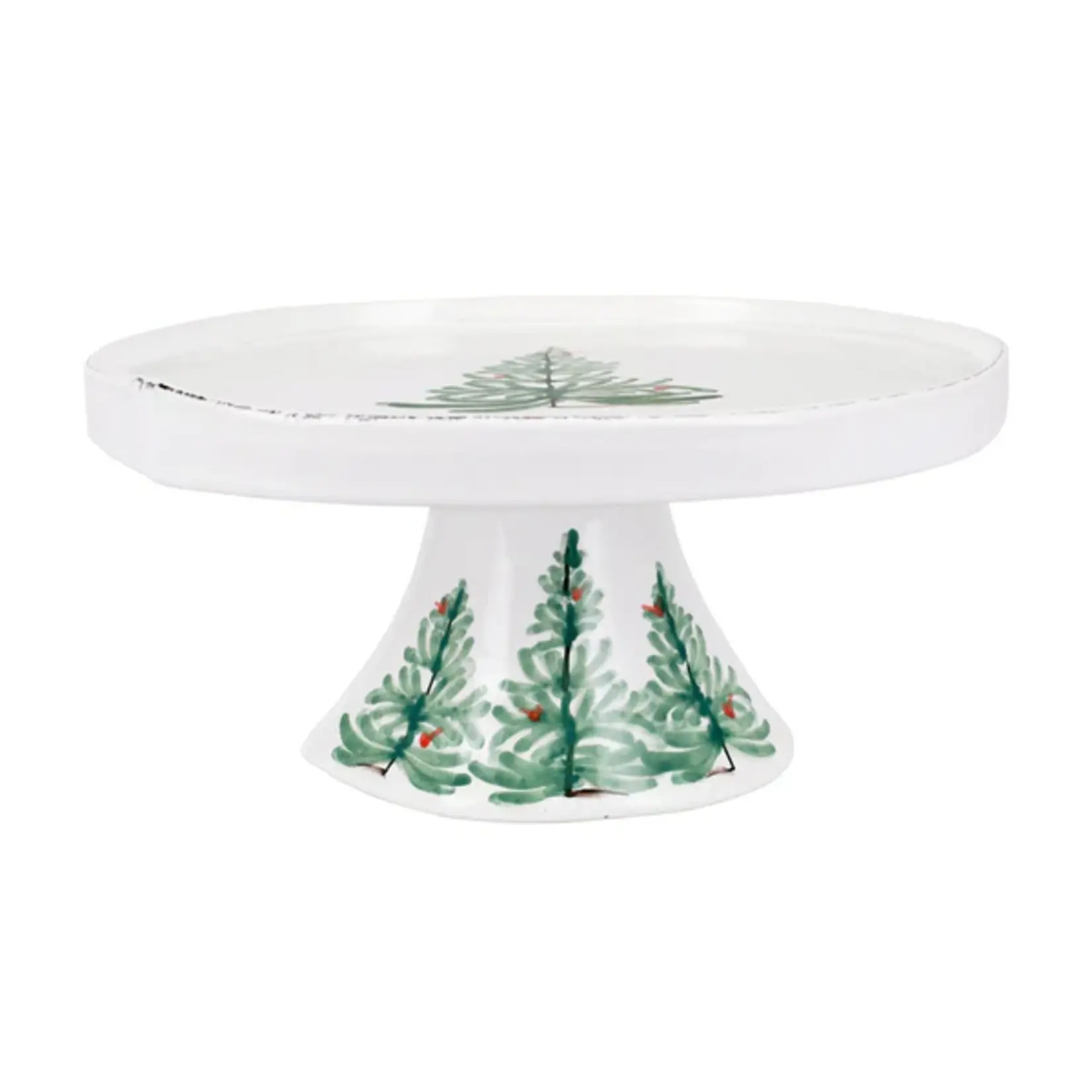 Vietri VIETRI Lastra Holiday Large Cake Stand