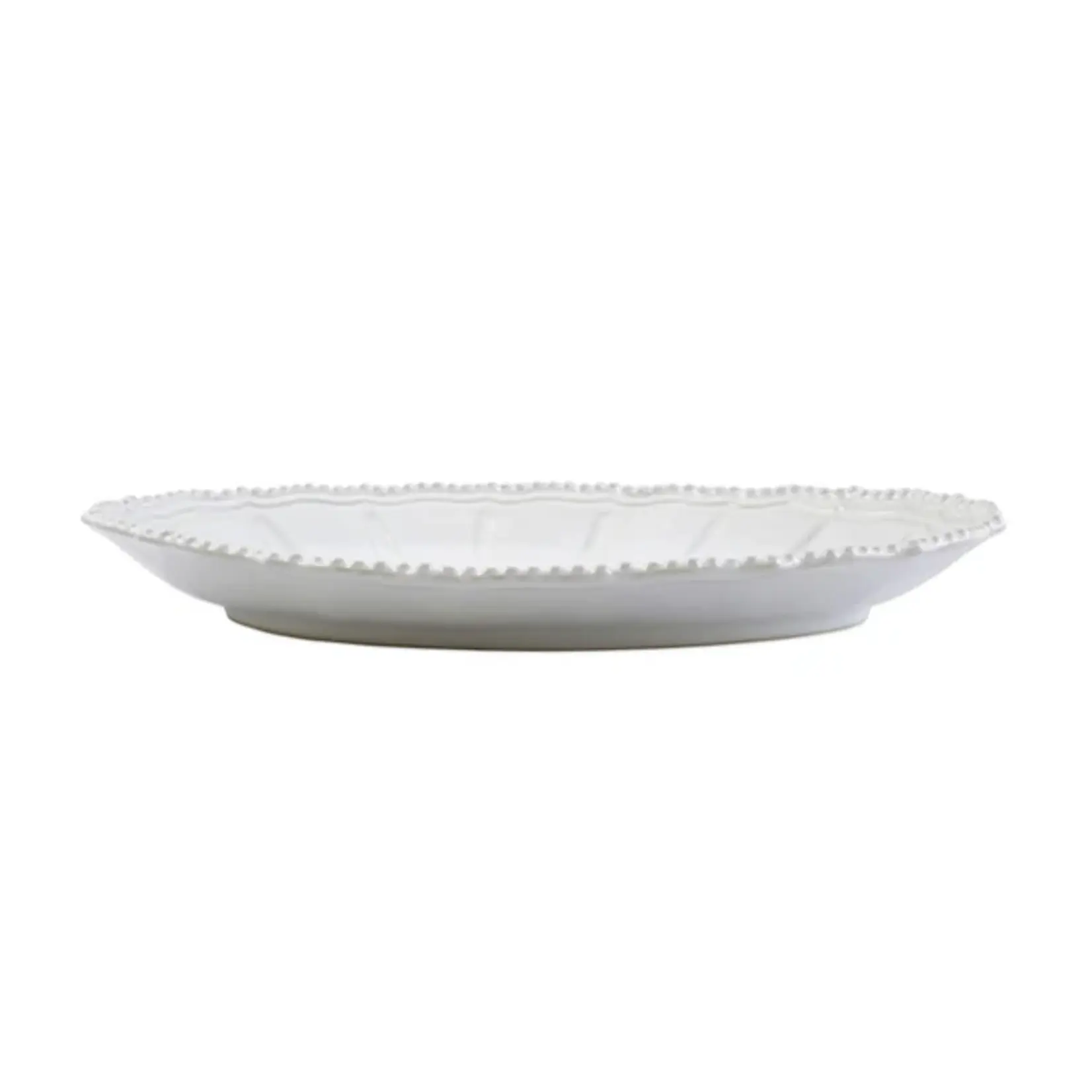 Vietri VIETRI Incanto Stone Large Oval Shallow Bowl