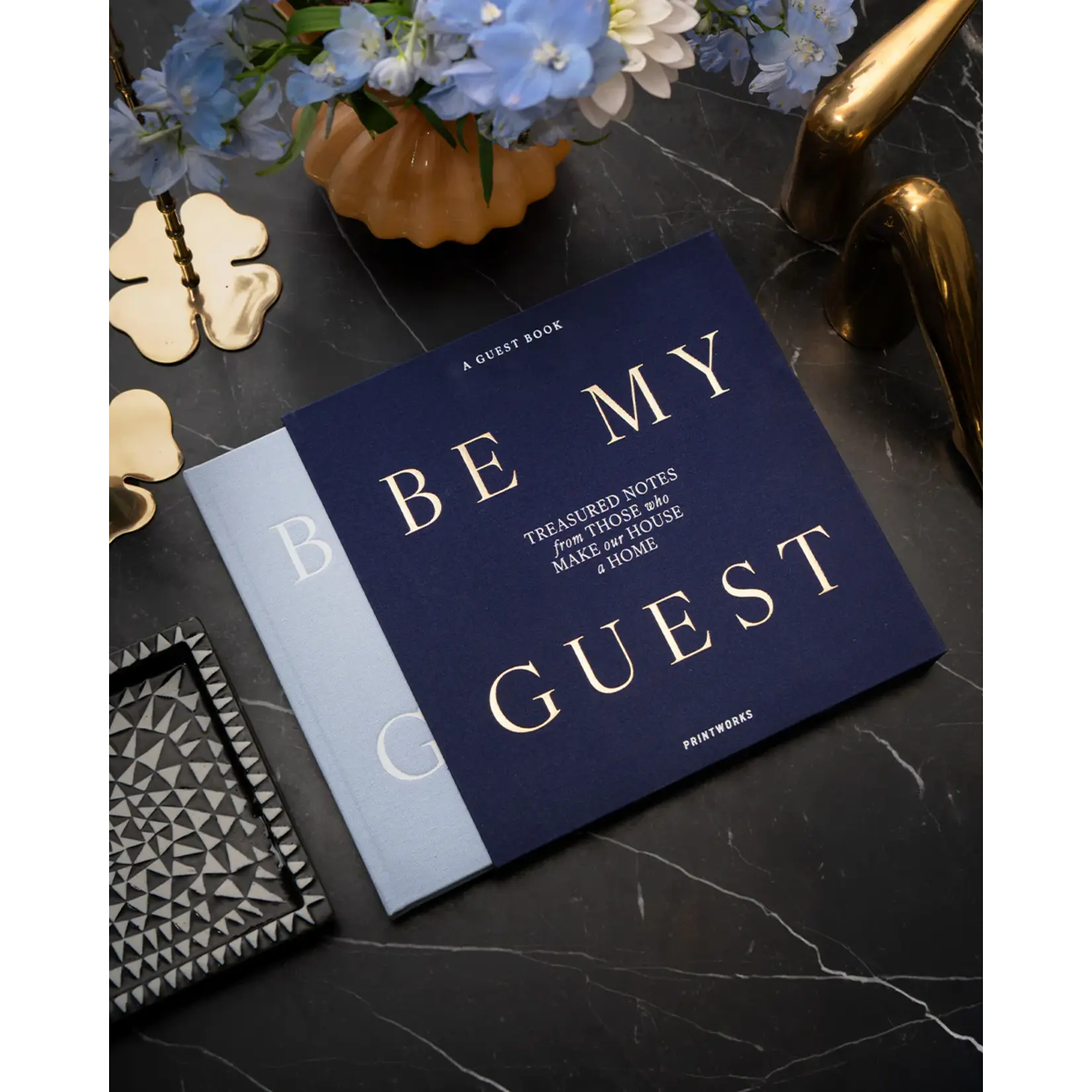 Printworks Guest Book- Light Blue / Dark Blue