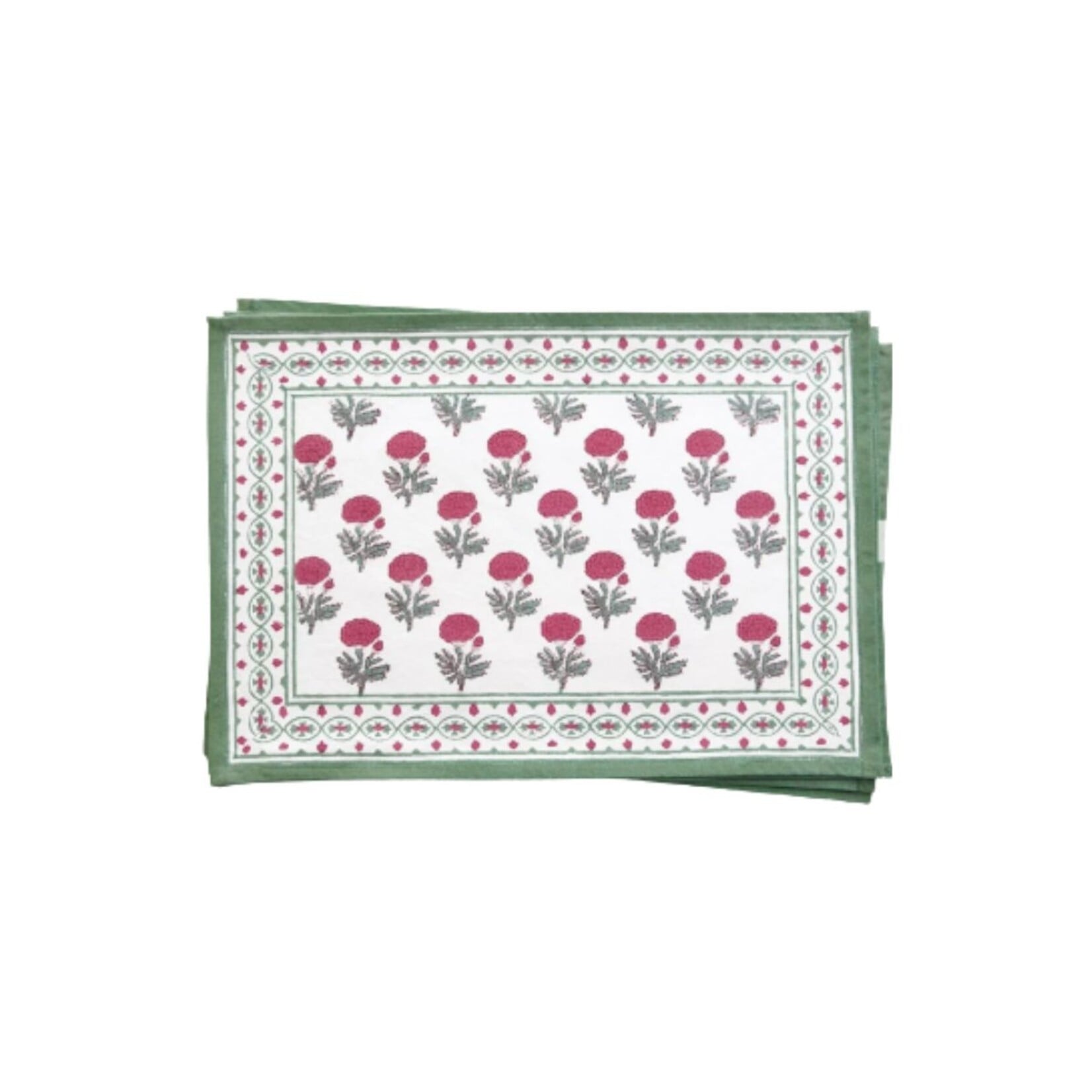 Pomegranate POMEGRANATE Gaya Rose Placemat- Set of 4