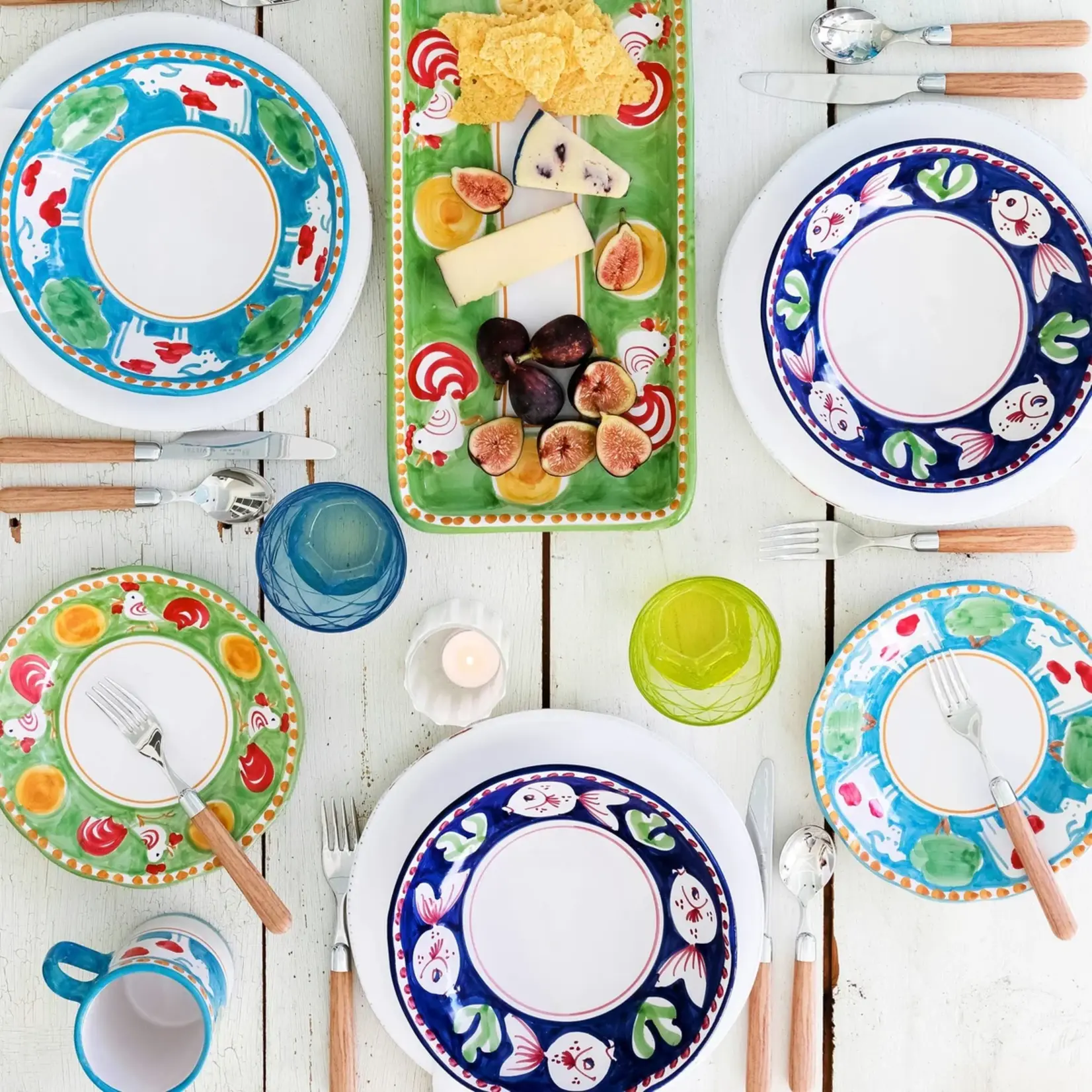 Vietri VIETRI Campagna Salad Plate