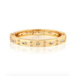 Capucine De Wulf CAPUCINE DE WULF Maharani Hinged Bangle - Clear Cubic Zirconia