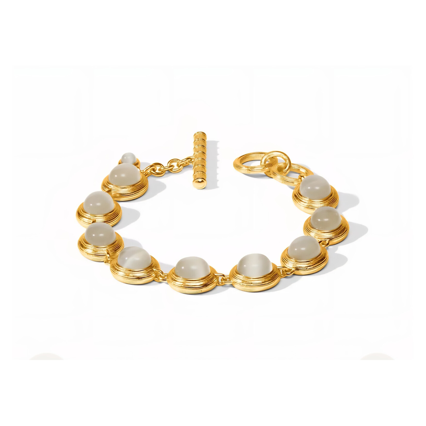 Julie Vos JULIE VOS Cobblestone Tennis Bracelet-Ivory Cat's Eye-OS