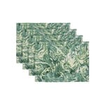 Matouk MATOUK Balthazar Linen 14 x 19 Placemats - Set of 4 Emerald