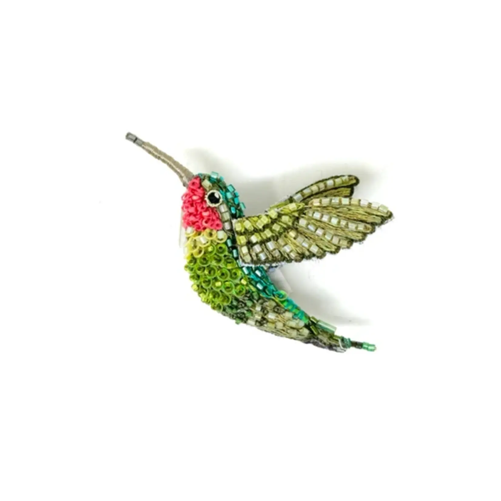 Trovelore TROVELORE Ruby Throated Hummingbird Brooch