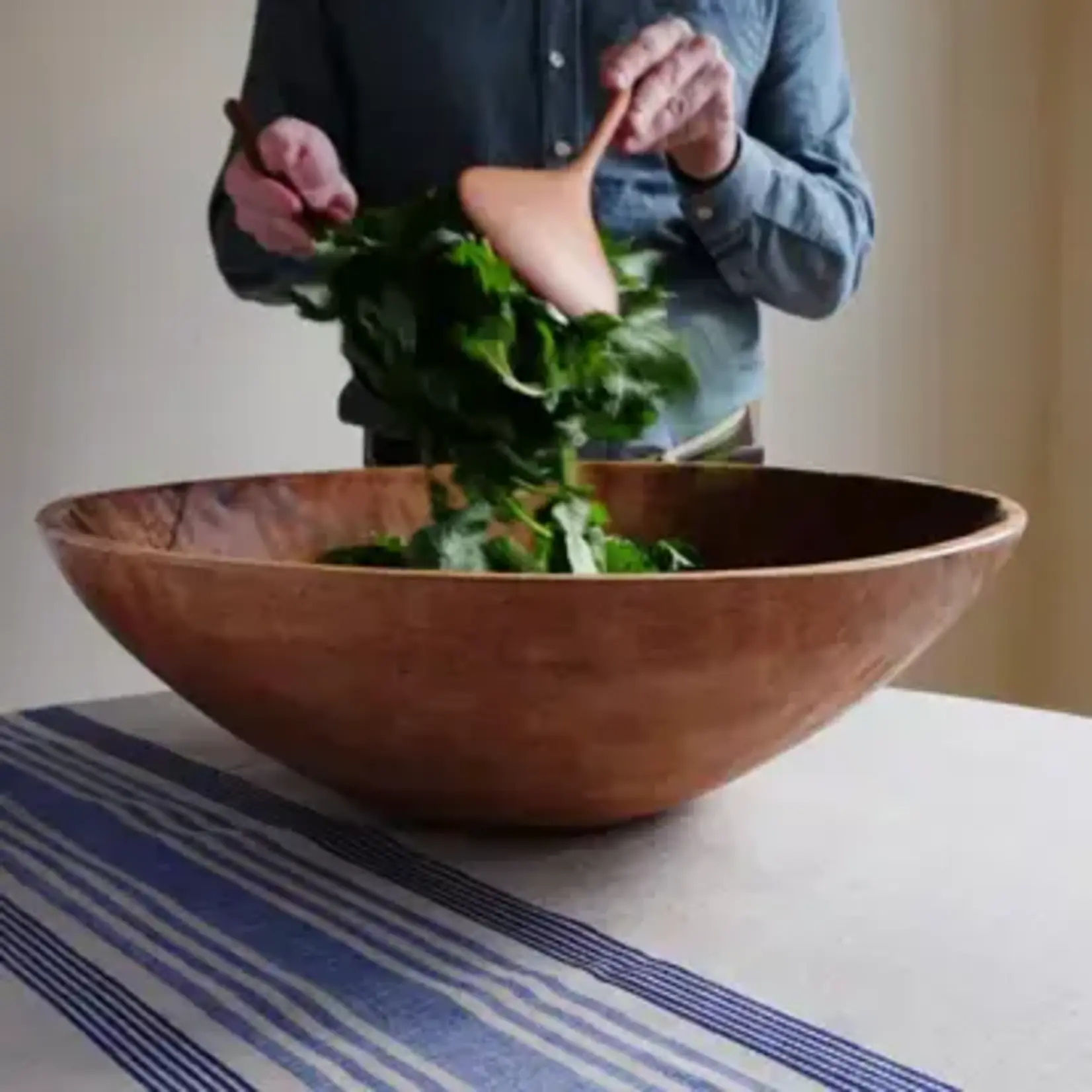 sobremesa by greenheart Original Higulera Wood Bowl- 20" Diameter