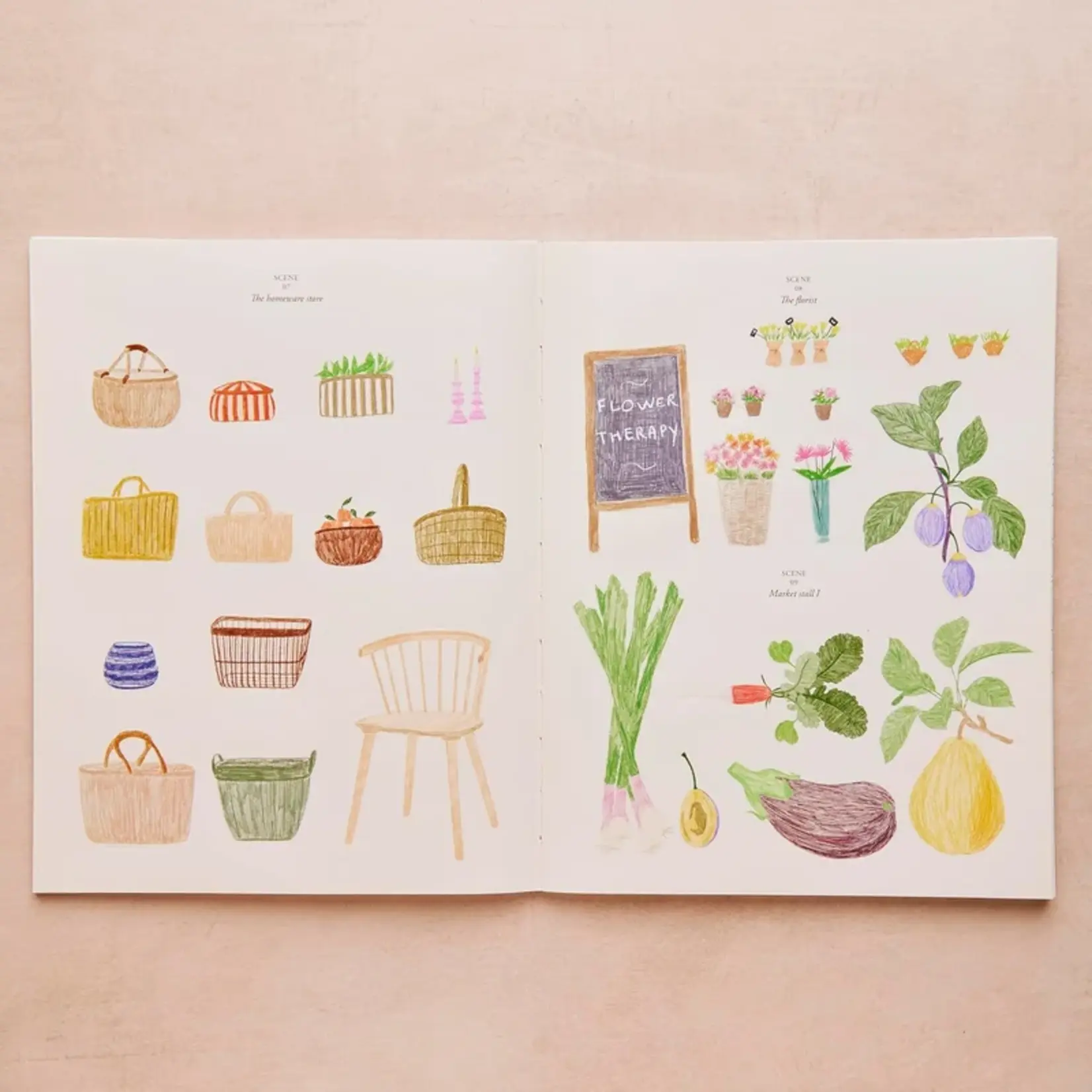 Hachette Book Group Market Days: Colouring and STickers by Zoé de Las Cases.