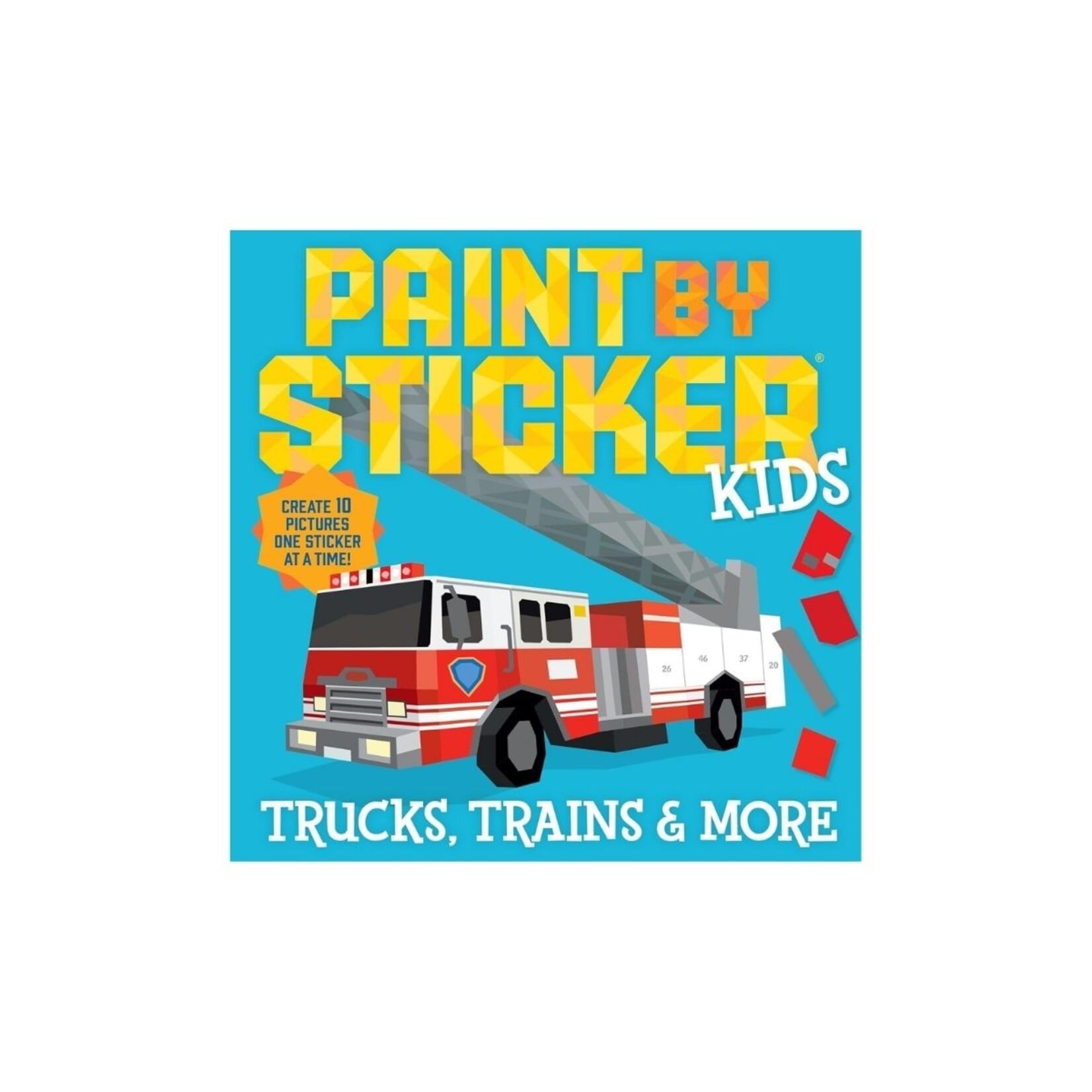 Hachette Book Group Paint by Sticker Kids: Trucks, Trains & More