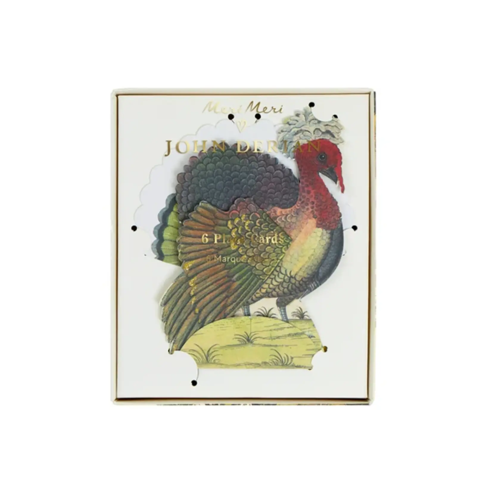 Meri Meri MERI MERI x JOHN DERIAN Turkey Place Cards