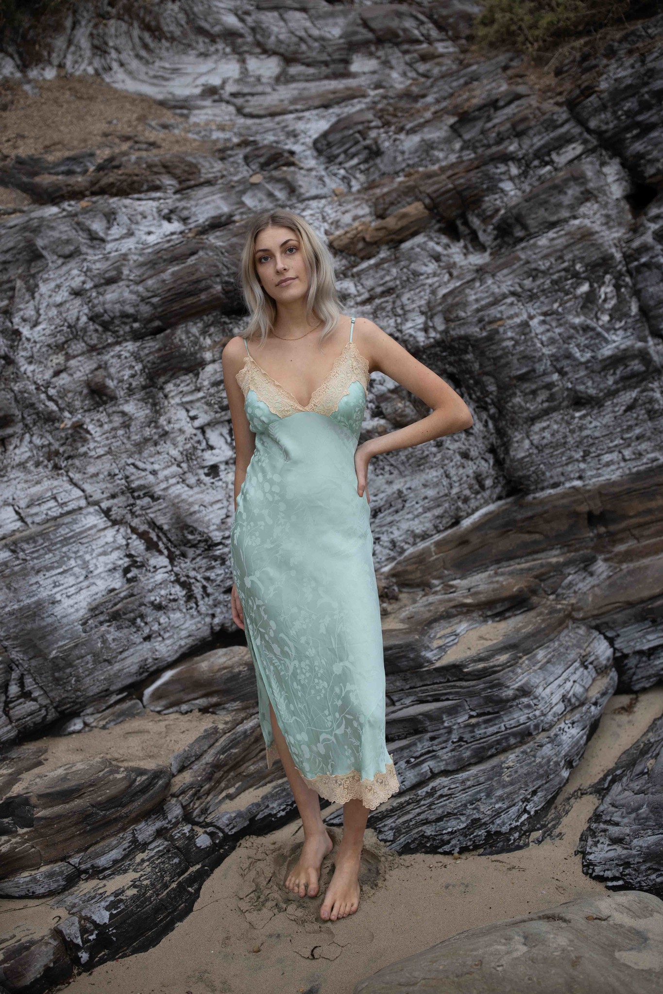 Spell OCEAN LACE SLIP