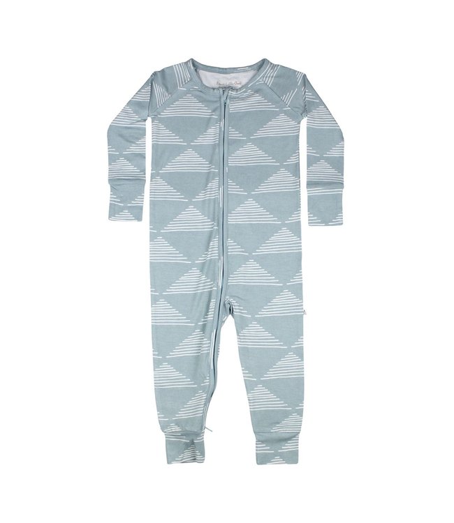 BRAVE LITTLE ONES ZIP ROMPER