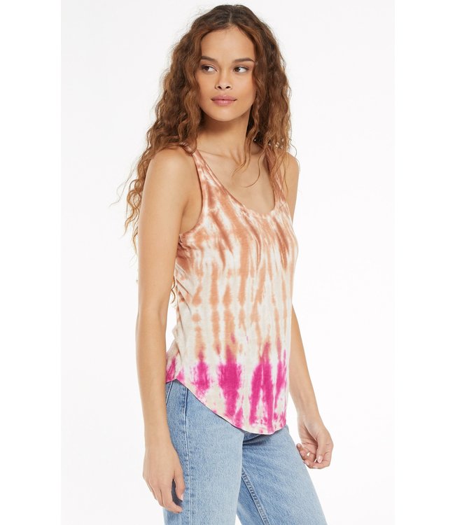 Z SUPPLY EASY SORBET SKIES TIE-DYE TANK