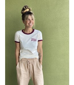 THE FORT Fort Retro Ringer Womens Red