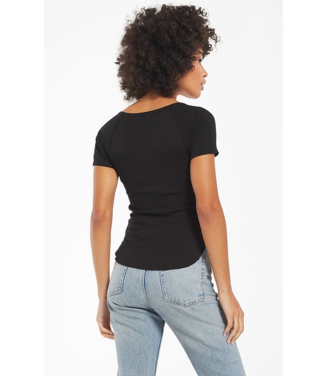 Z SUPPLY HAZEL SCOOP RIB TEE