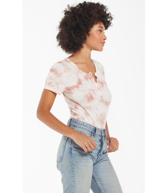 Z SUPPLY LYNN TIE-DYE SLUB BODYSUIT