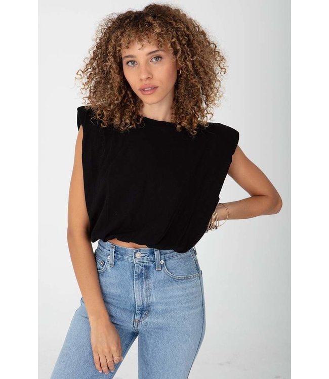 STILLWATER STRONG SHOULDER CROP TANK