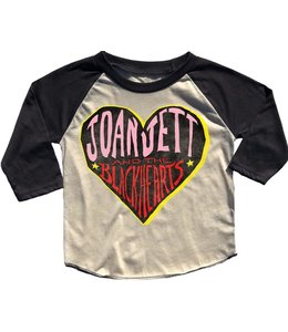 Rowdy Sprout JOAN JETT GIRLS RAGLAN TEE