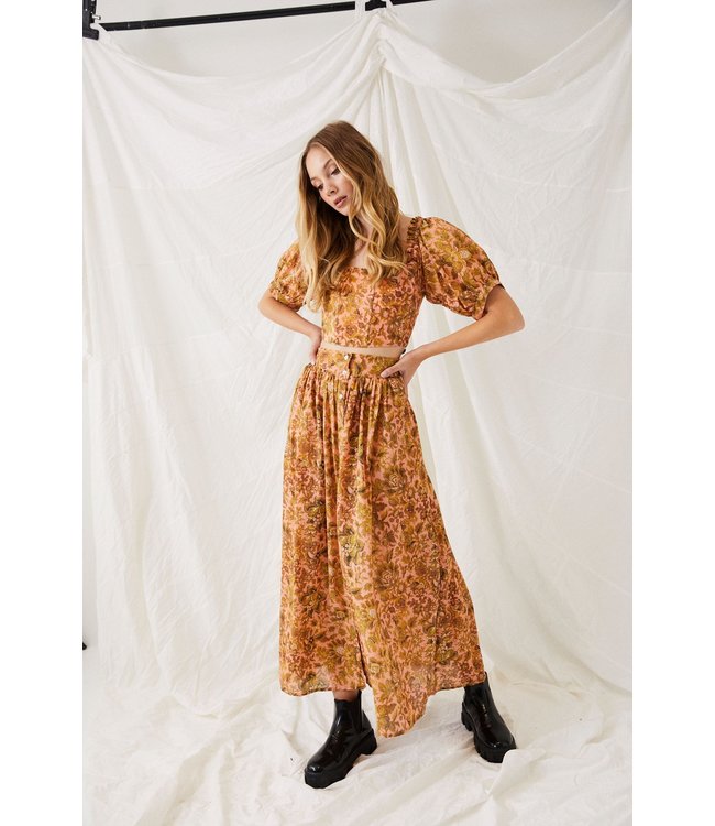 KINGA CSILLA CALLISTA FLORAL CORSET