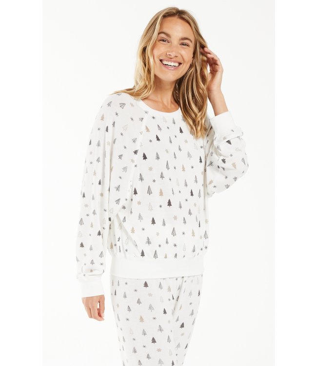 Z SUPPLY CLAIRE TREE LS TOP