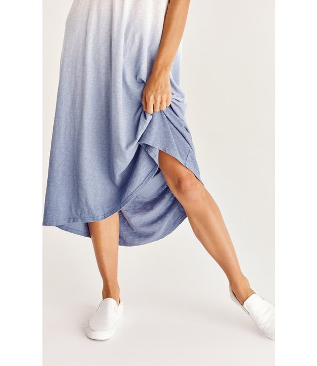 Z SUPPLY AMALFI SLUB DIP-DYE DRESS